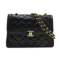 Chanel matelasse Paris limited W chain flap shoulder bag gold silver metal fittings