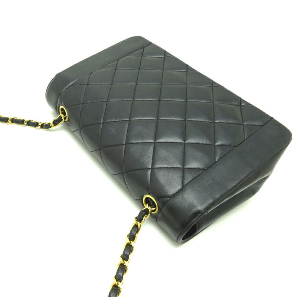CHANEL Matelasse Diana 25 Chain Shoulder Women's Bag A01165 Lambskin Noir [Black]