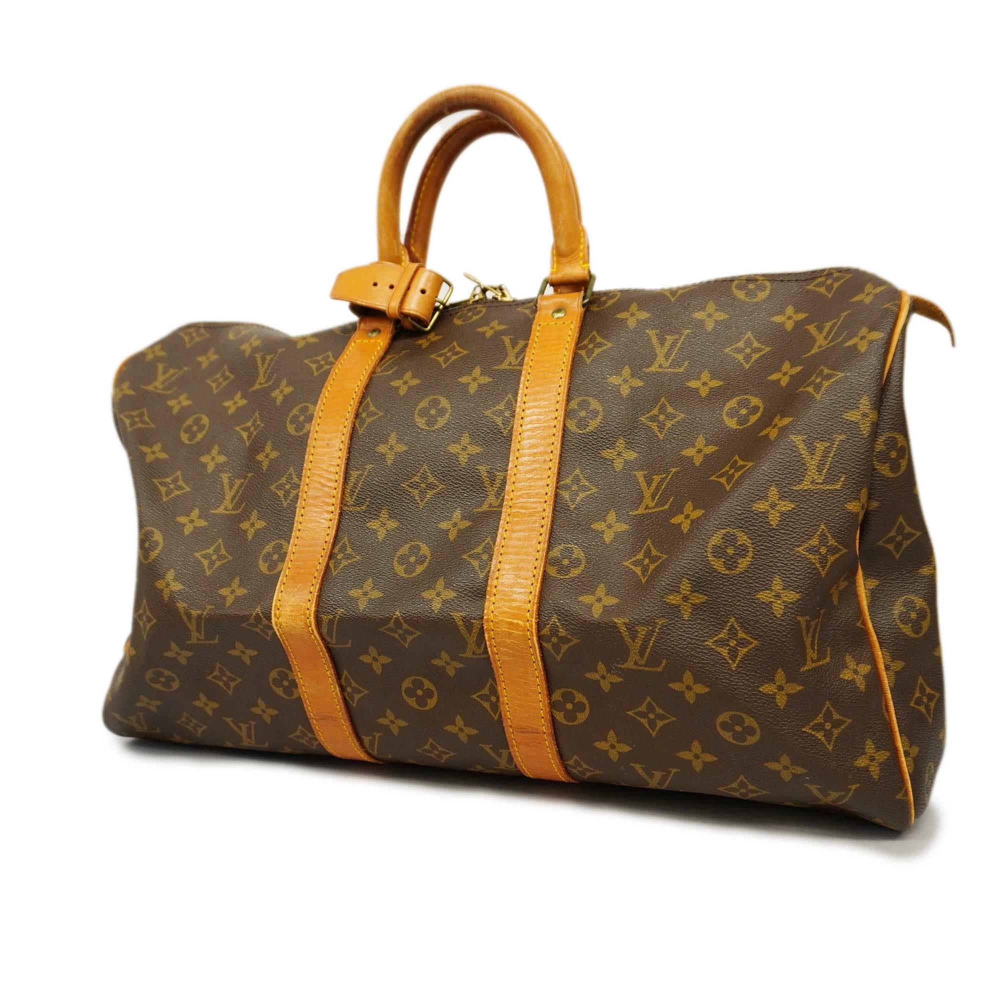 LOUIS VUITTONAuth  Monogram Keepall 45 M41428 Boston Bag