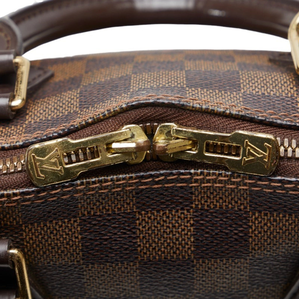 LOUIS VUITTON Damier Alma Handbag N51131 Brown PVC Leather Women's