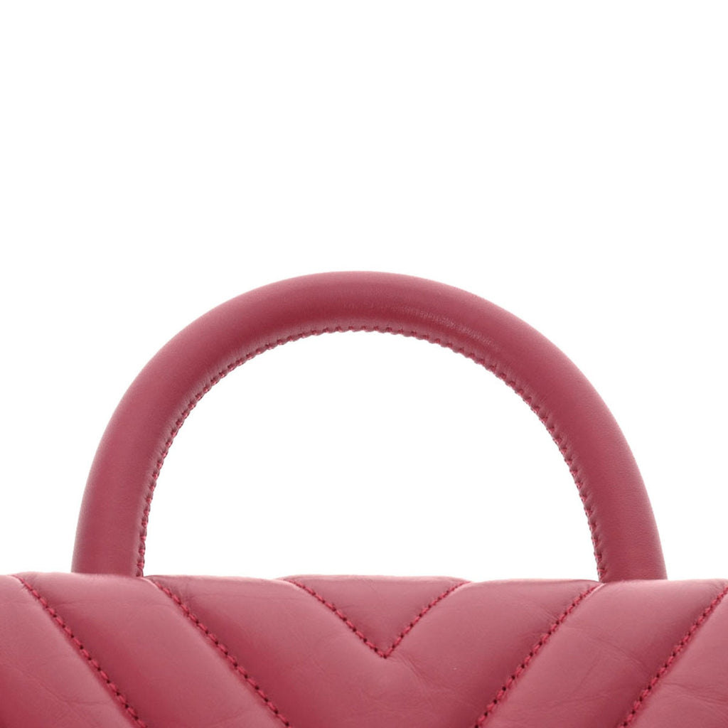 CHANEL V Stitch XS Bordeaux A92990 Ladies Calf Bag