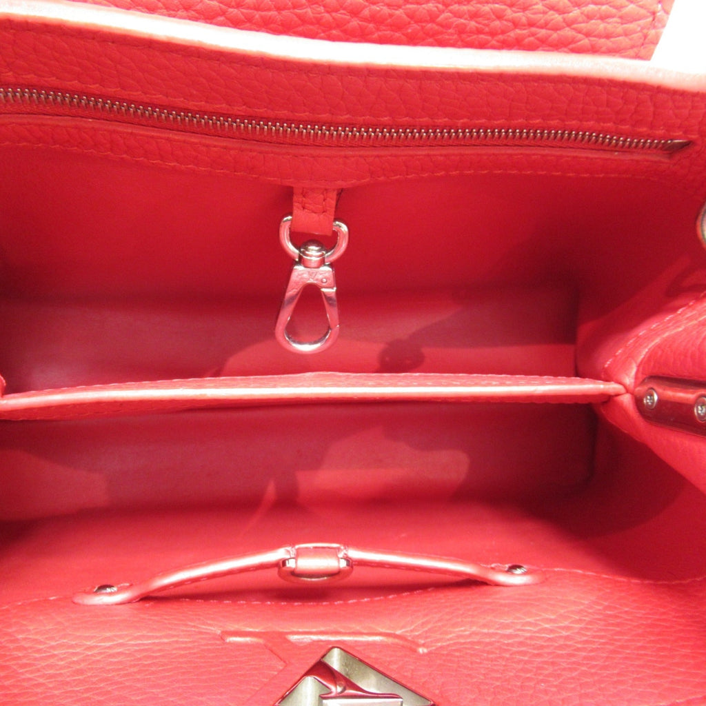 LOUIS VUITTON CapucineBB 2wayShoulder Bag Red Rubis Taurillon Clemence Leather leather M94754
