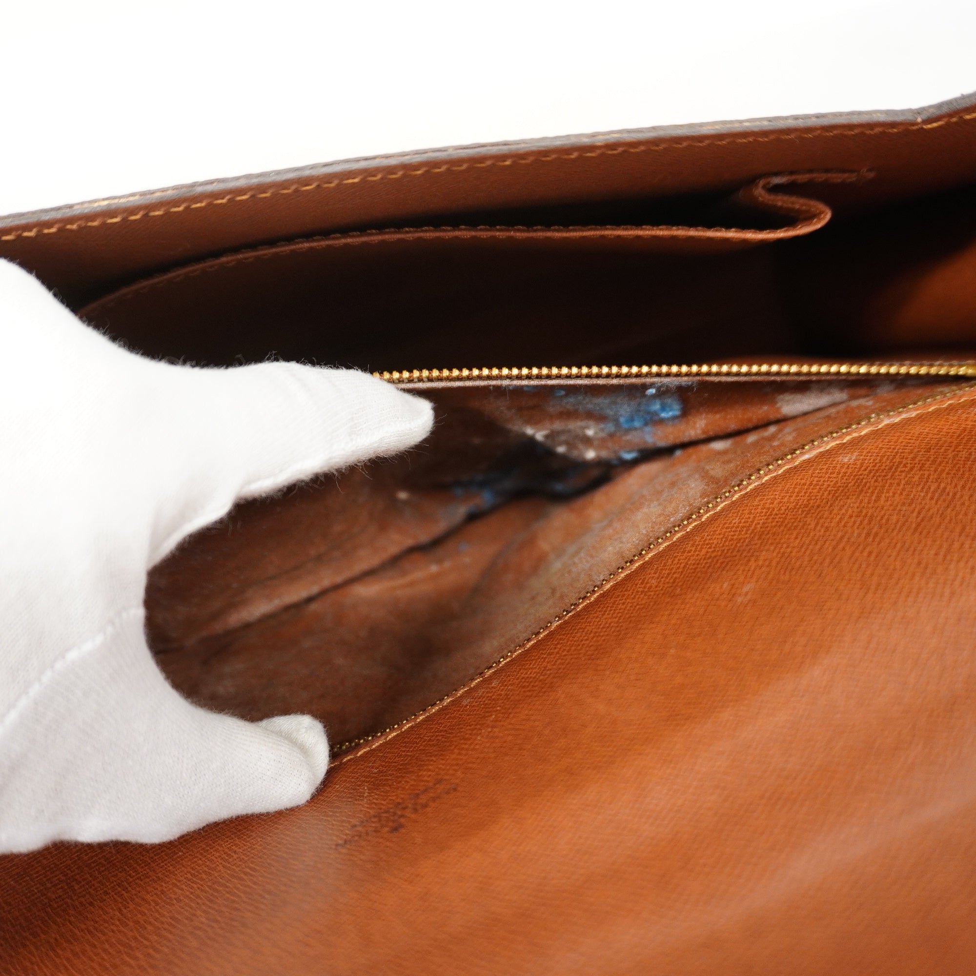 LOUIS VUITTONAuth  Monogram Business Bag Porte De Cuman Bandouliere M53338 Men's