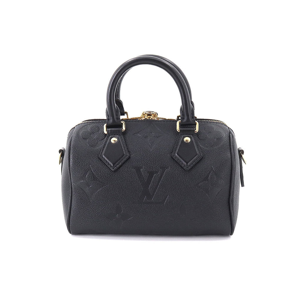 Louis Vuitton Monogram Implant Speedy Bandouliere 20 2way Hand Shoulder Bag Noir M58953 RFID