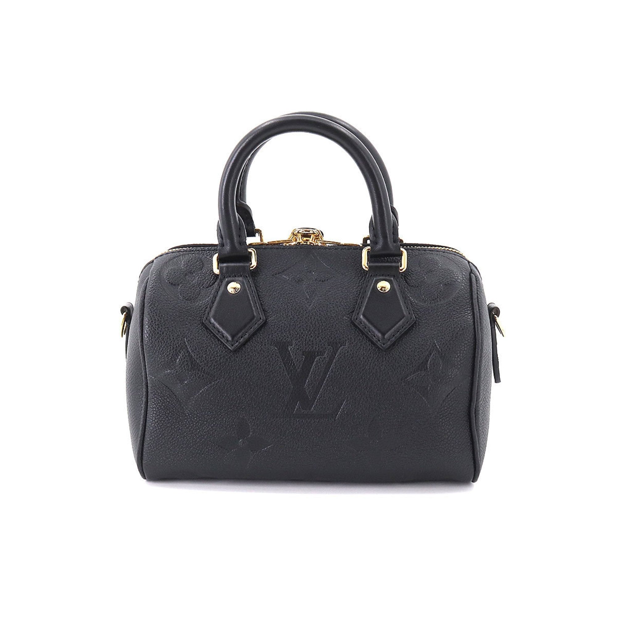 Louis Vuitton Monogram Implant Speedy Bandouliere 20 2way Hand Shoulder Bag Noir M58953 RFID