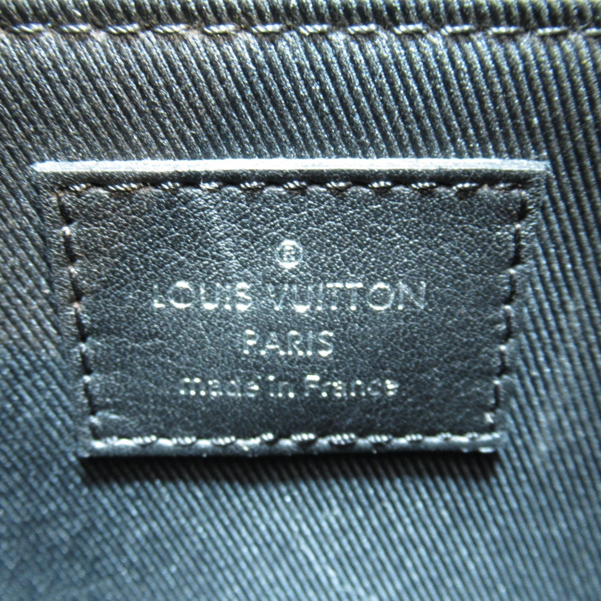 LOUIS VUITTON Cruiser GM Shoulder Bag Green Black Black Calfskin Calfskin [cowhide] M57819
