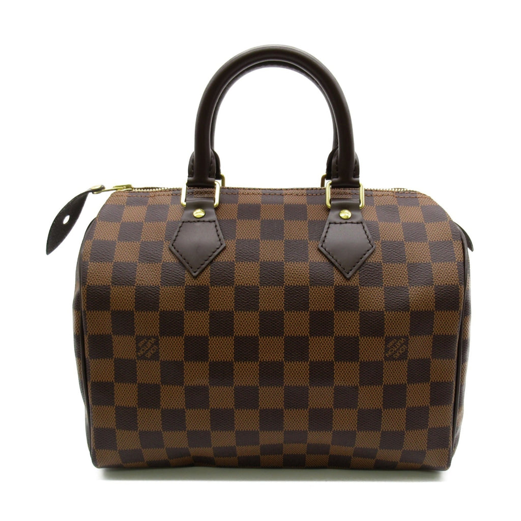 LOUIS VUITTON Speedy 25 handbag Brown PVC coated canvas N41532