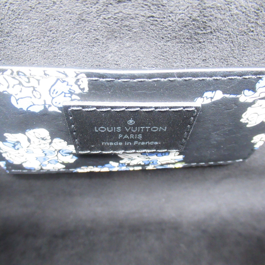 LOUIS VUITTON Twist MM Shoulder Bag Black Calfskin [cowhide] M55037