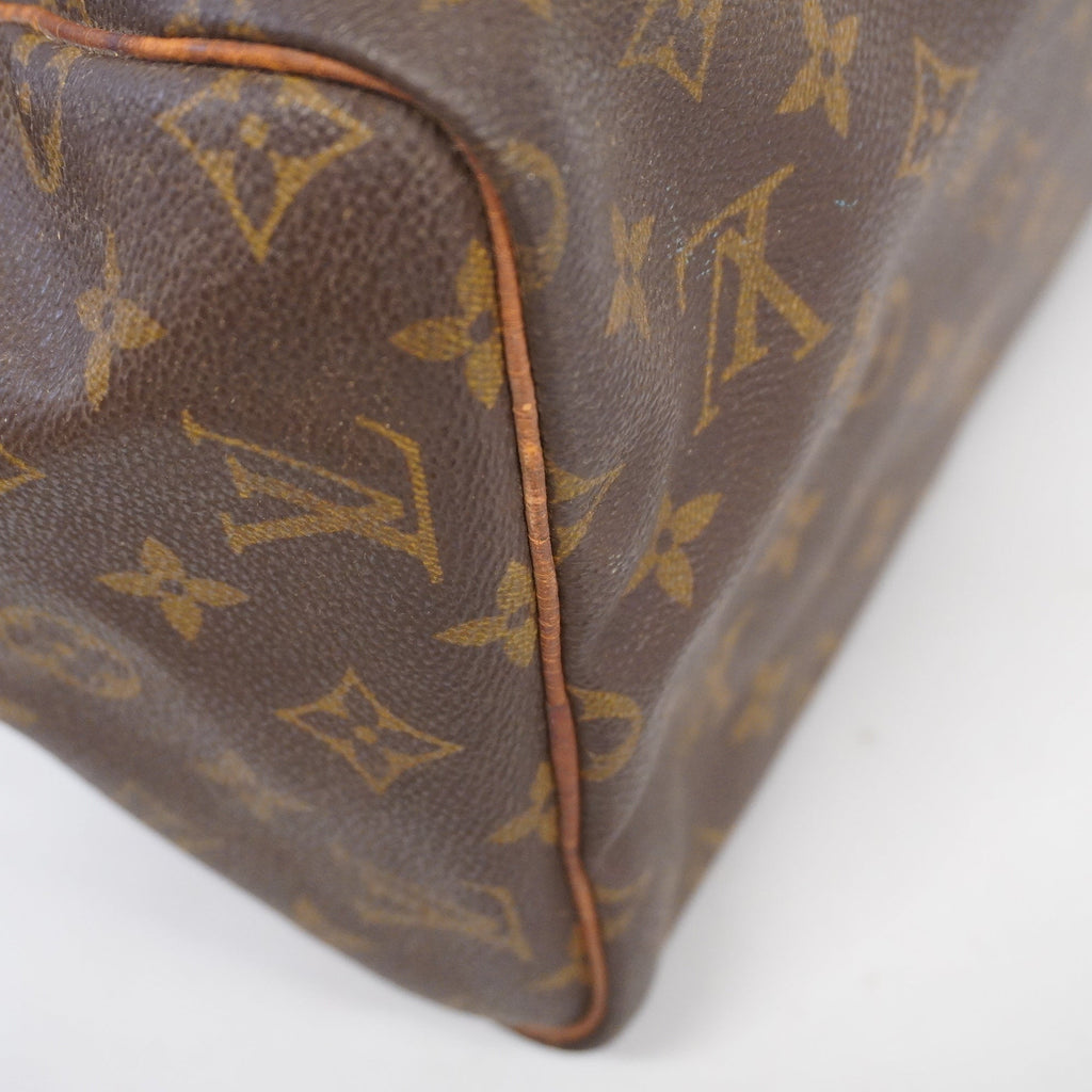 LOUIS VUITTONAuth  Monogram Speedy 30 M41108 Women's Handbag