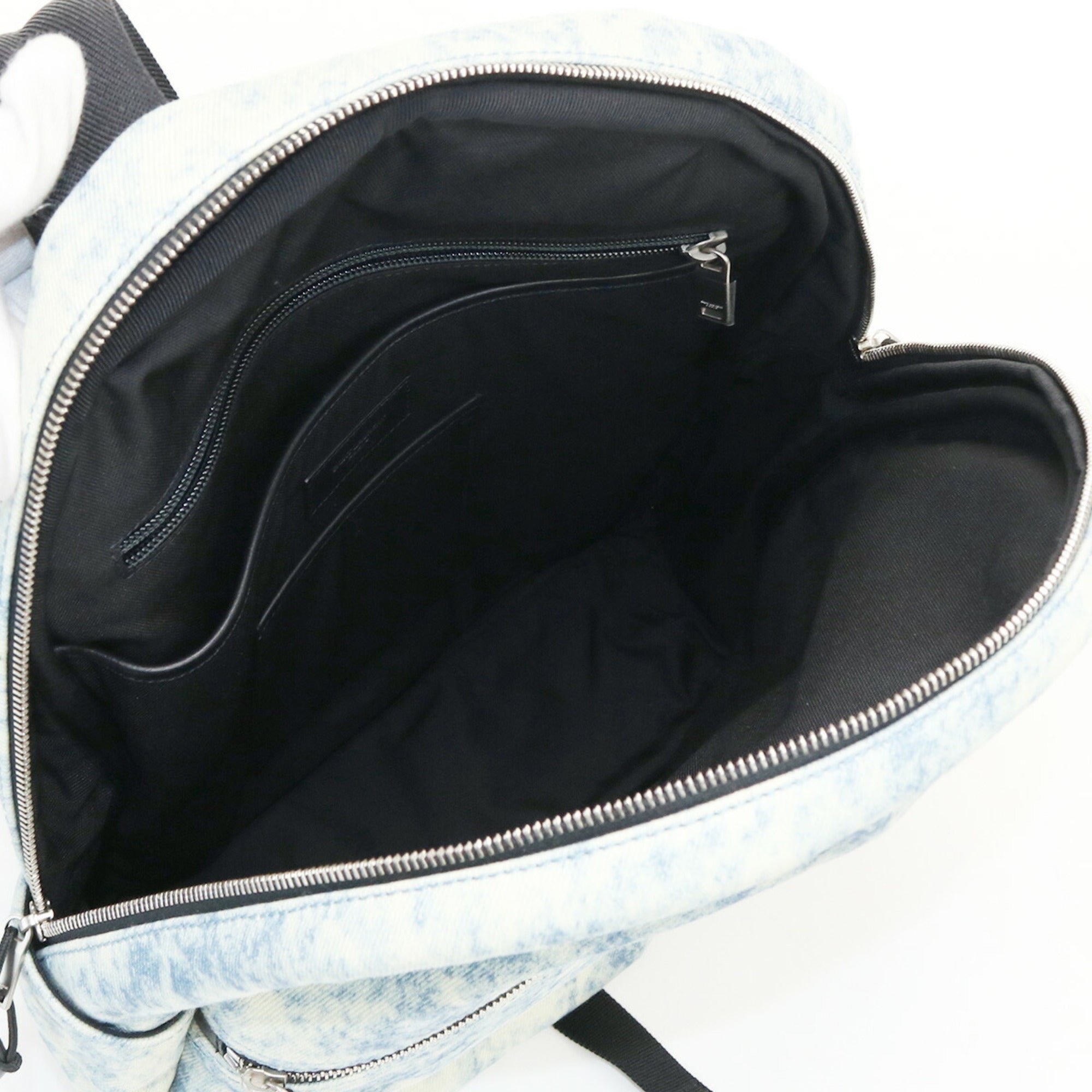 SAINT LAURENT canvas backpack city 609109 HZX7E 4965 rucksack unisex