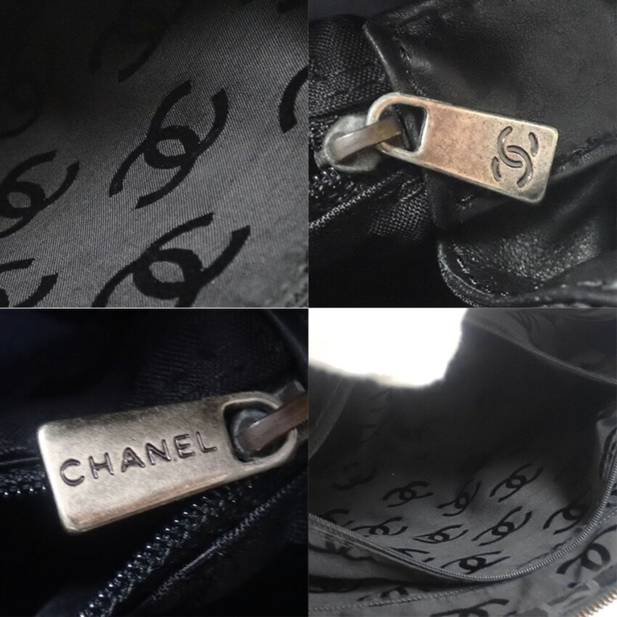 CHANEL matelasse wild stitch calf leather handbag