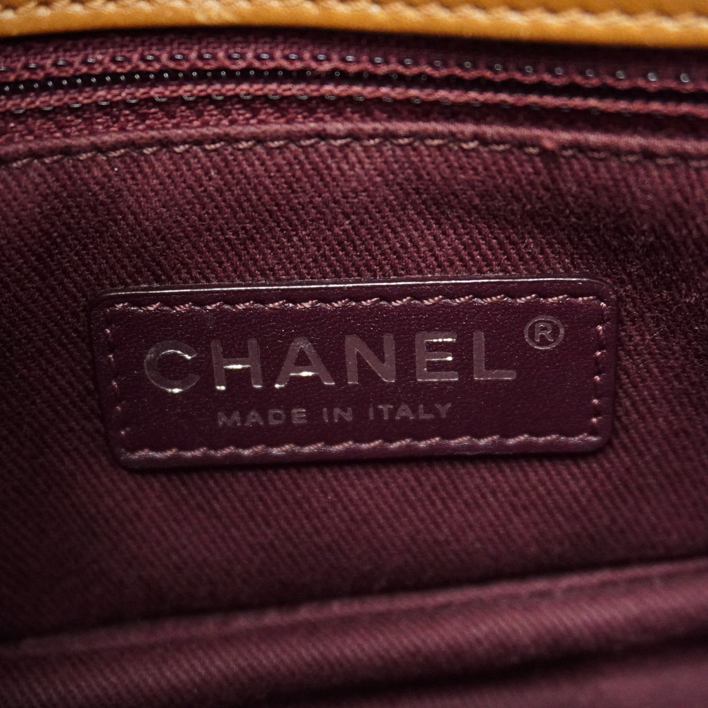 CHANEL  2WAY Bag V Stitch Chain Shoulder Women's Leather Handbag
