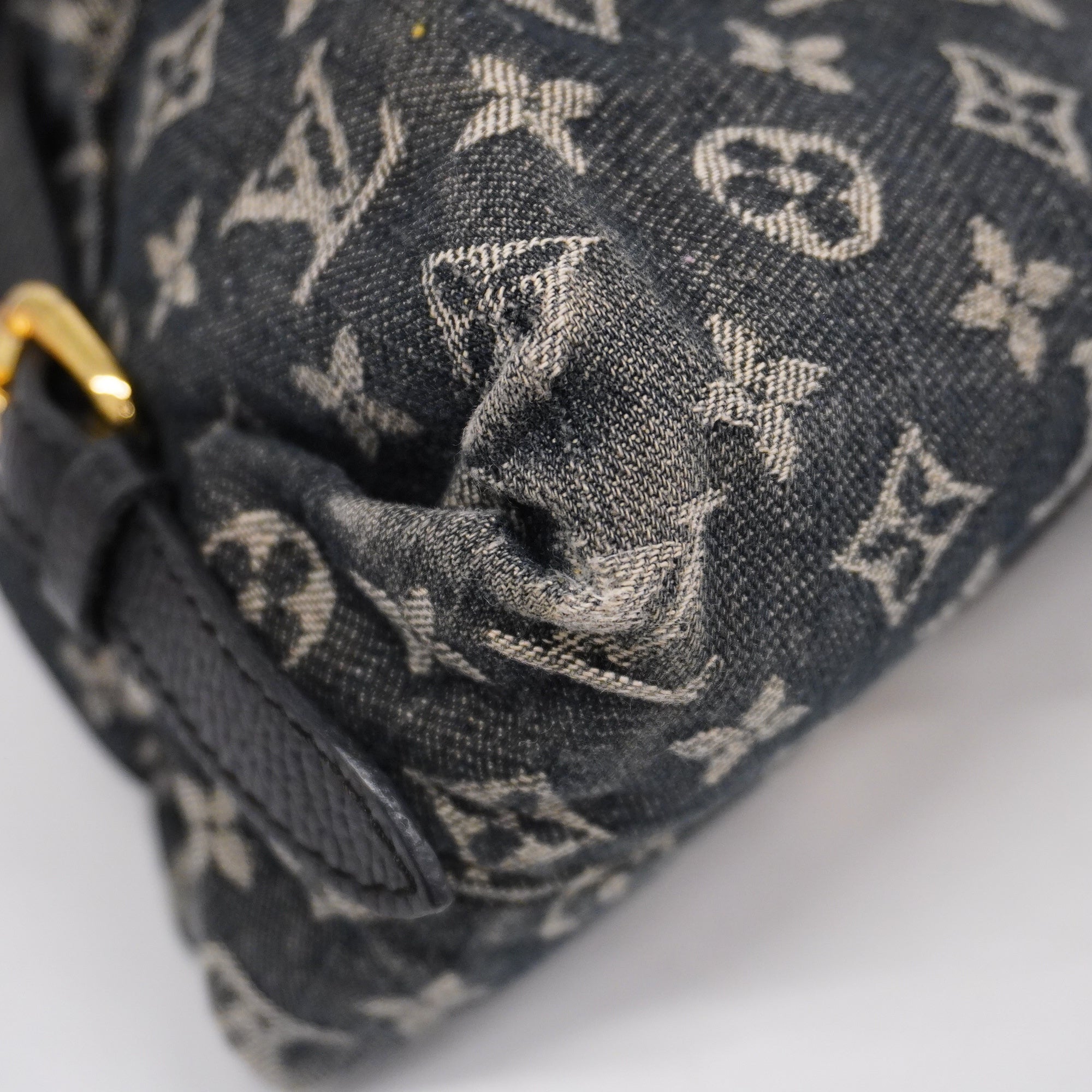 LOUIS VUITTONAuth  Monogram Denim Neokavi MM M95351 Women's Handbag