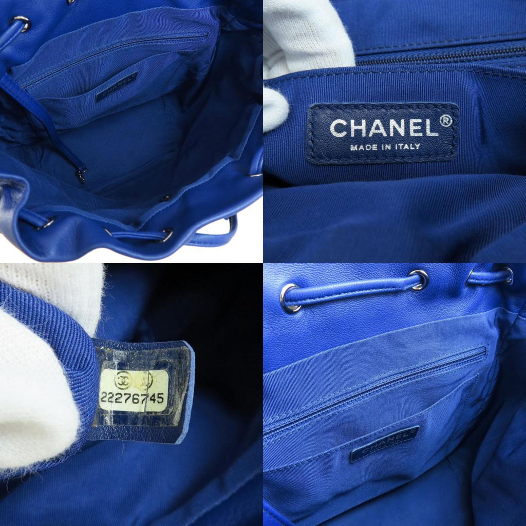 CHANEL Matelasse Coco Mark Backpack/Daypack Lambskin Women's
