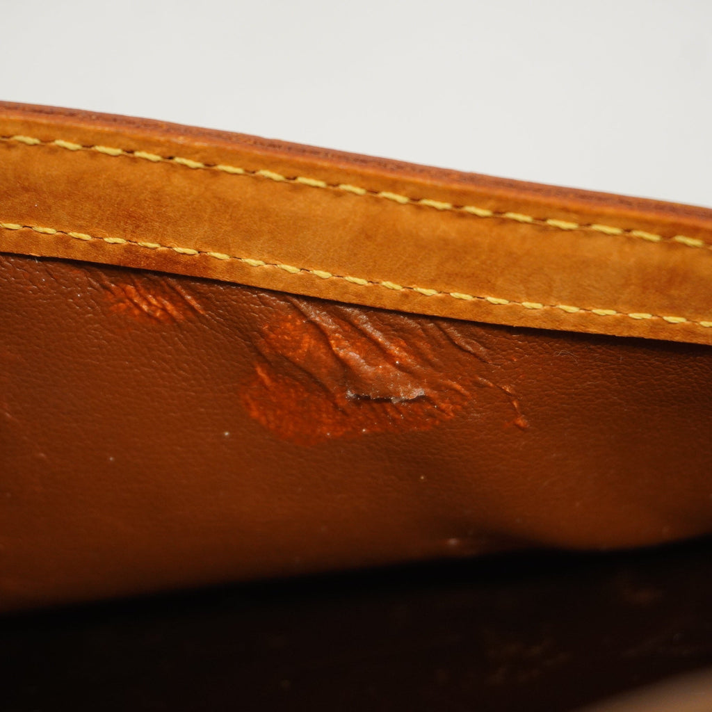 LOUIS VUITTONAuth  Monogram Vernis Tompkins Square M91103 Women's Handbag Bronze