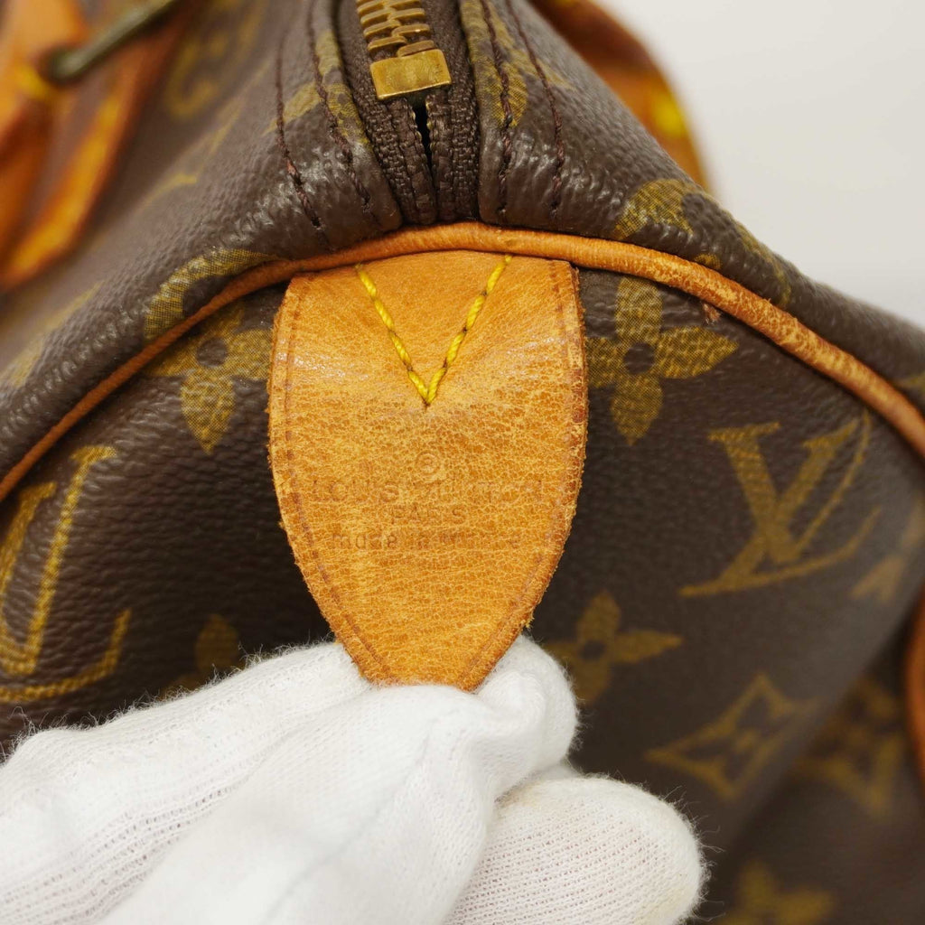 LOUIS VUITTONAuth  Monogram Speedy 30 M41108 Women's Handbag