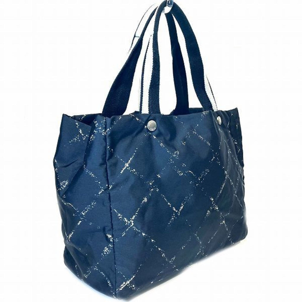CHANEL Travel Line AM3930 Nylon Bag Tote Ladies