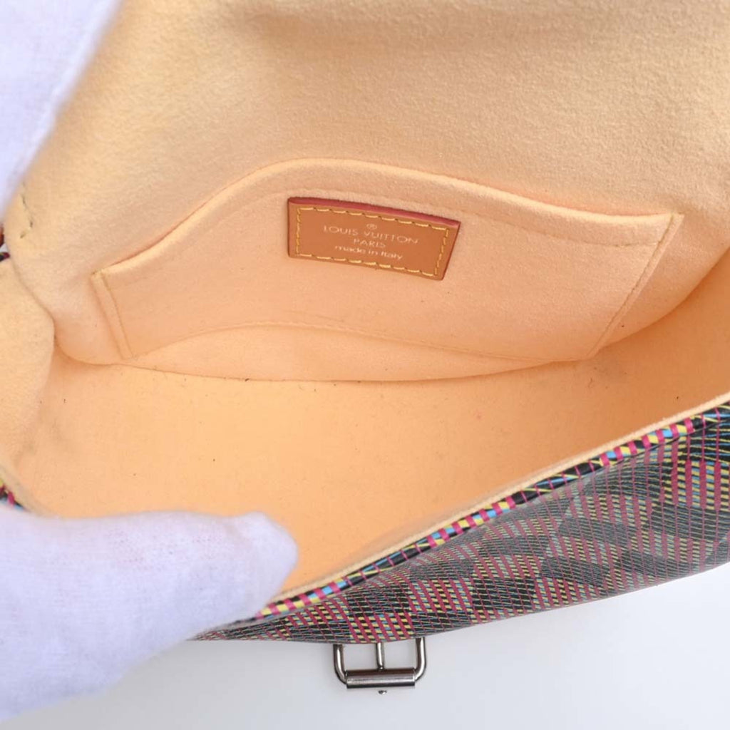 LOUIS VUITTON Monogram LV Pop Tamburan Shoulder Bag M55460 Brown/Multicolor Women's