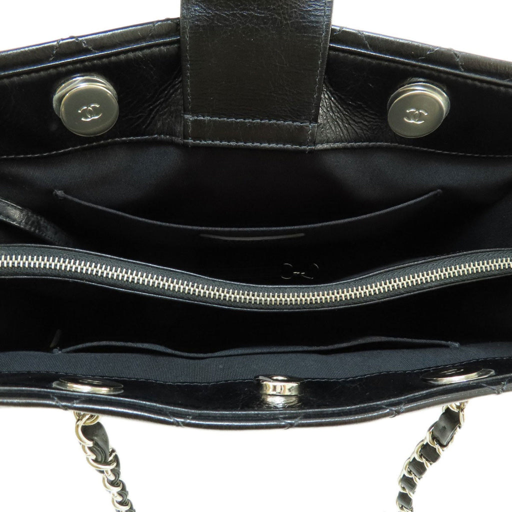 CHANEL Chain Bag Matelasse Tote Calf Women's