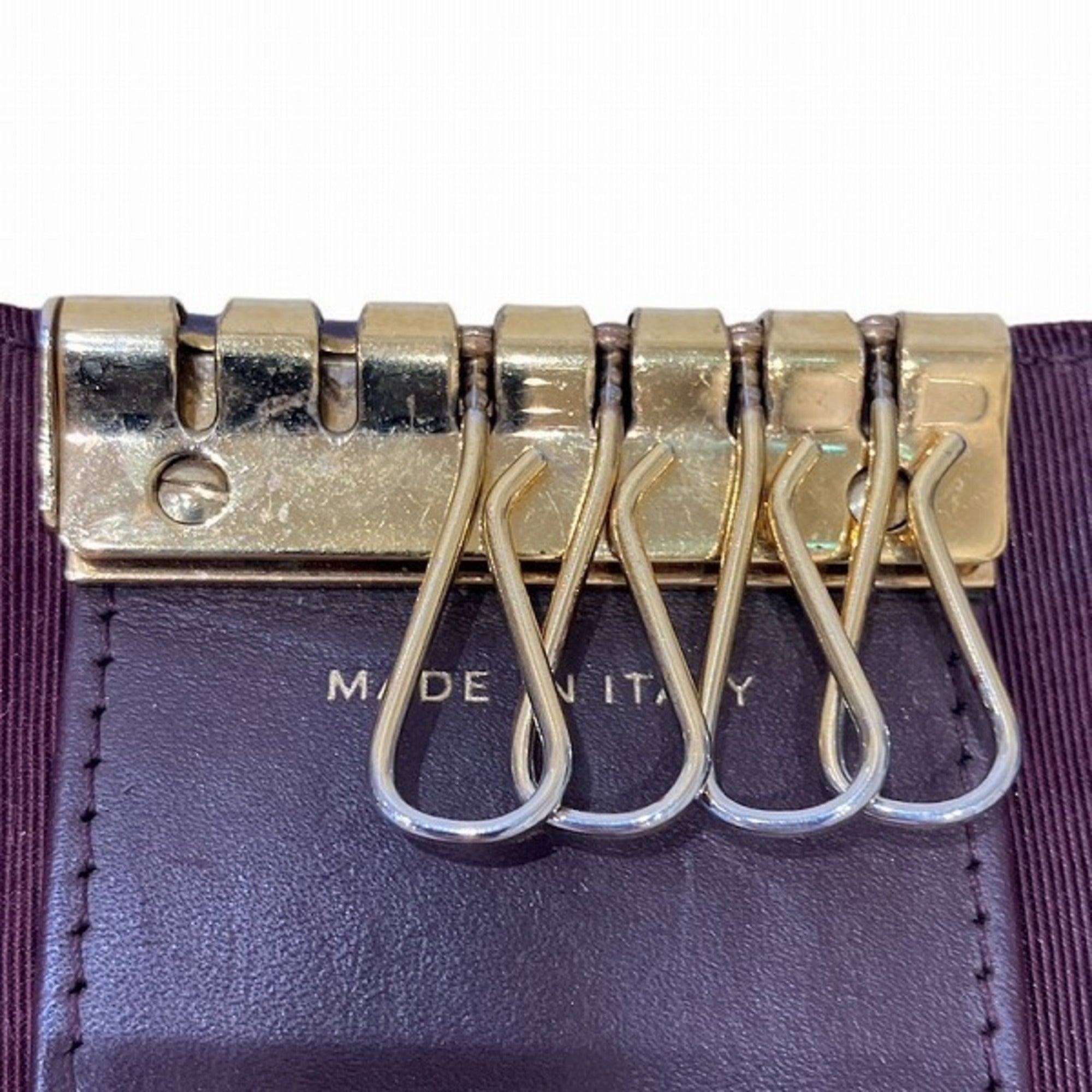 CHANEL Matelasse Caviar Skin Brand Accessories Key Case Women's