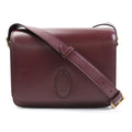 SAINT LAURENT Crossbody Shoulder Bag Leather Bordeaux Women's 568568 99533g