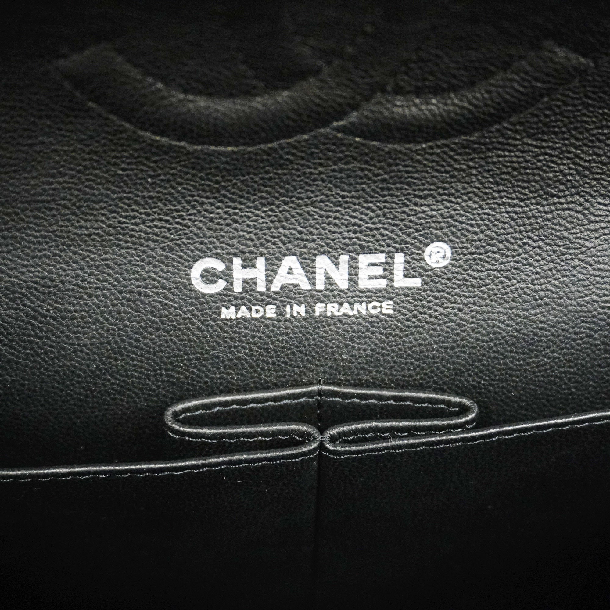 CHANEL  Matelasse W Flap W Chain Lambskin Women's Leather Shoulder Bag Black