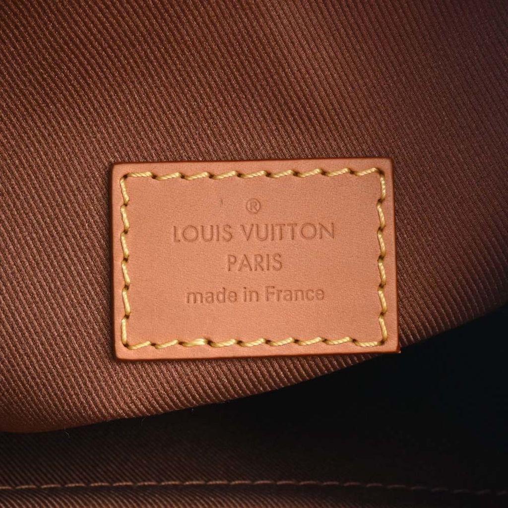 LOUIS VUITTON Monogram Milk Box Shoulder Bag M44877 Brown Women's