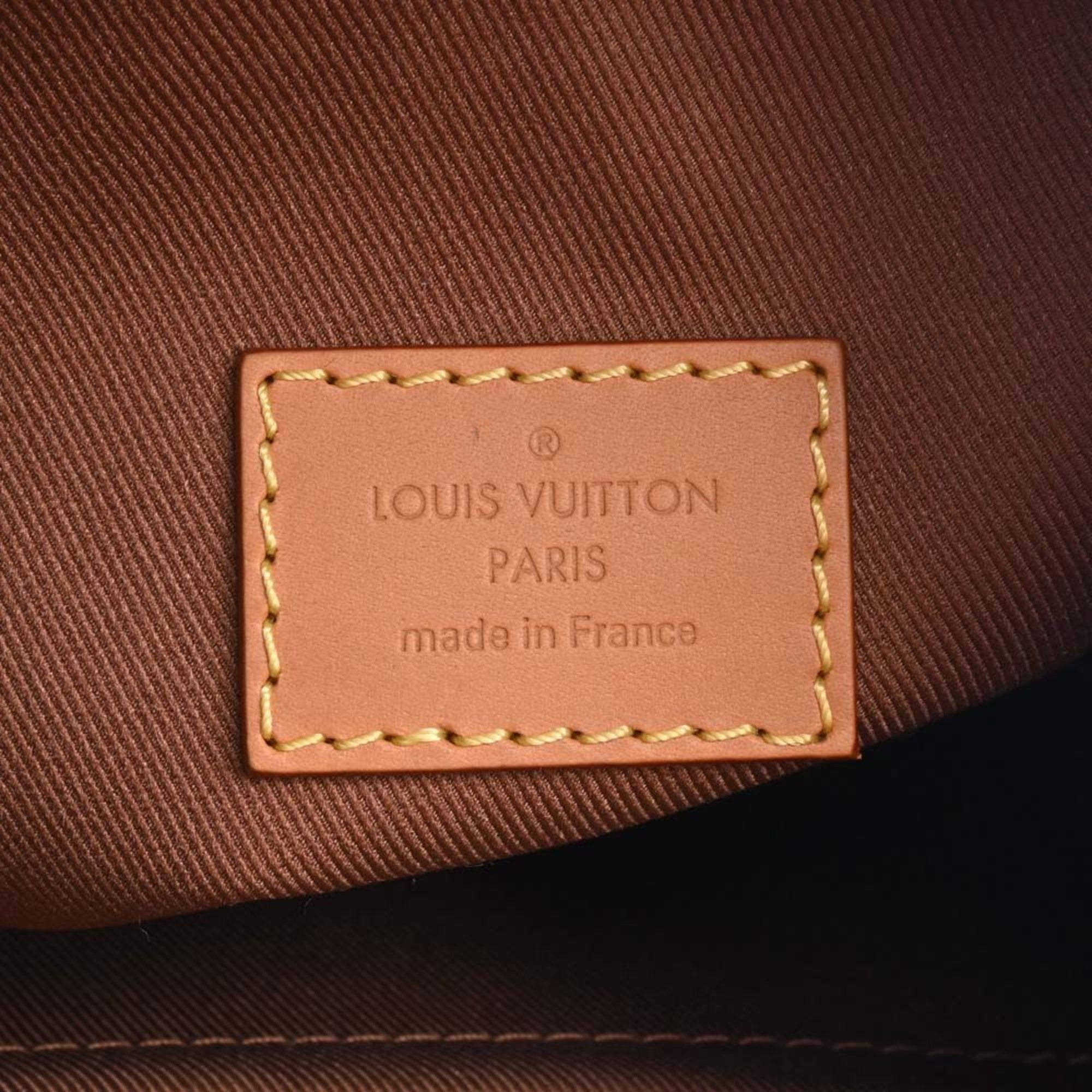 LOUIS VUITTON Monogram Milk Box Shoulder Bag M44877 Brown Women's