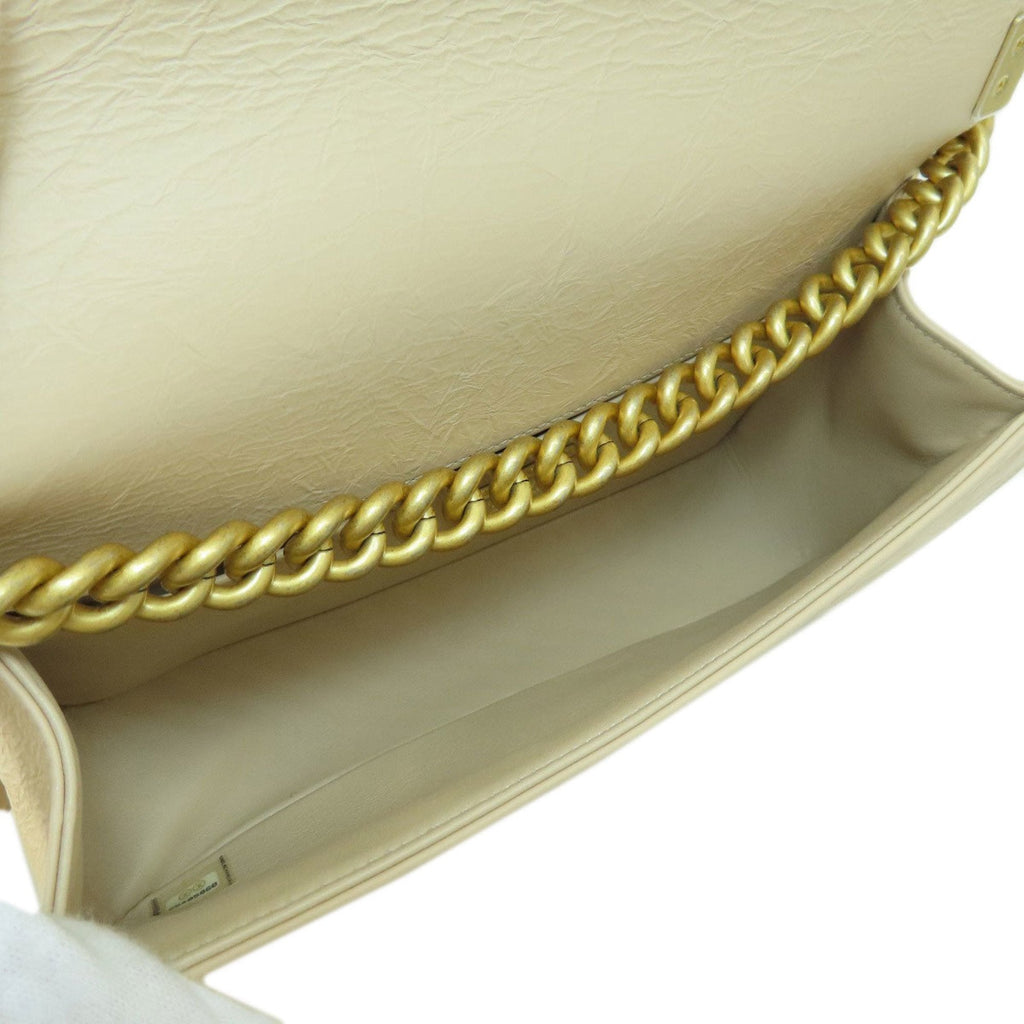 CHANEL Boy  Bijou Shoulder Bag Calf Women's