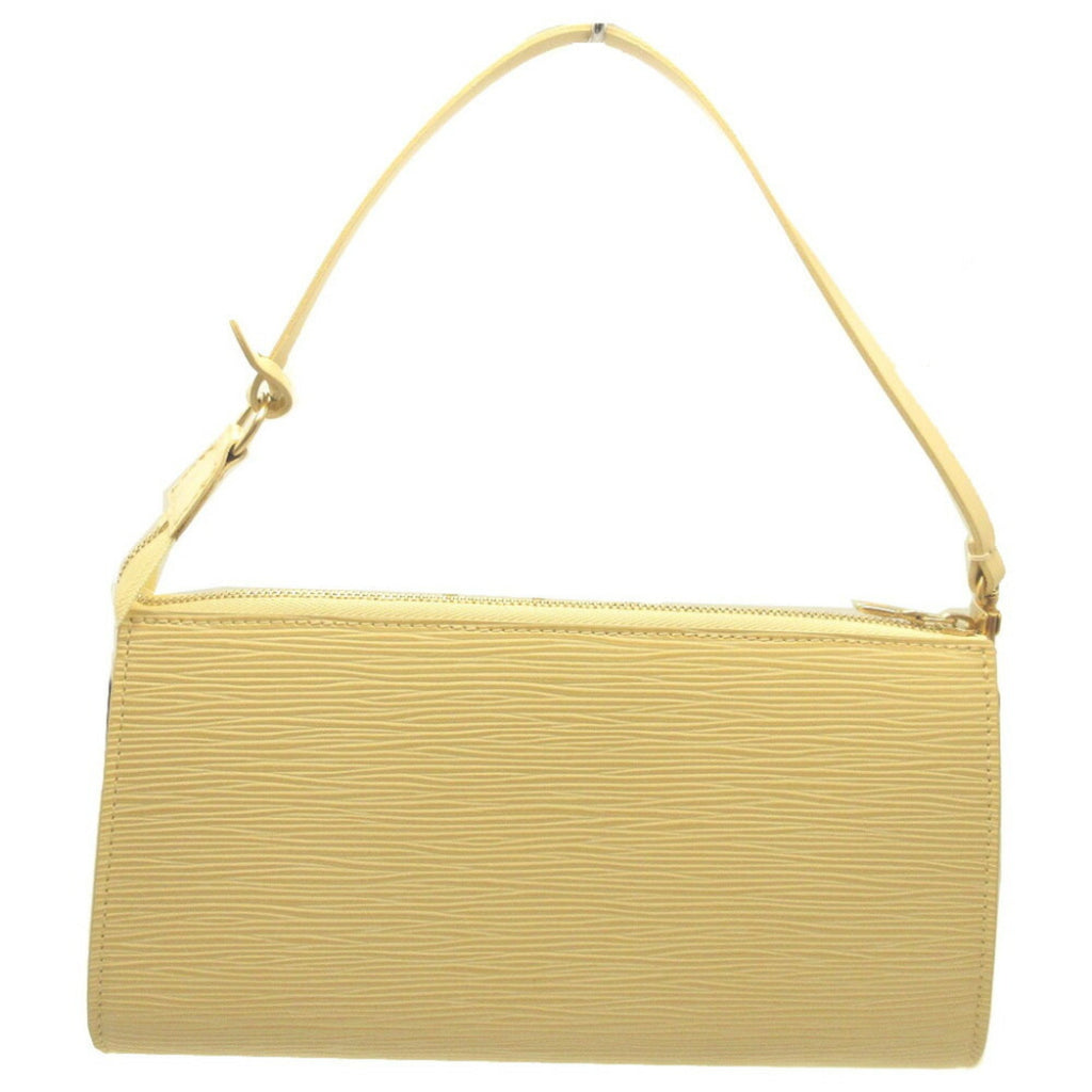LOUIS VUITTON Epi Pochette Accessoire Vanilla M5294A Handbag Yellow