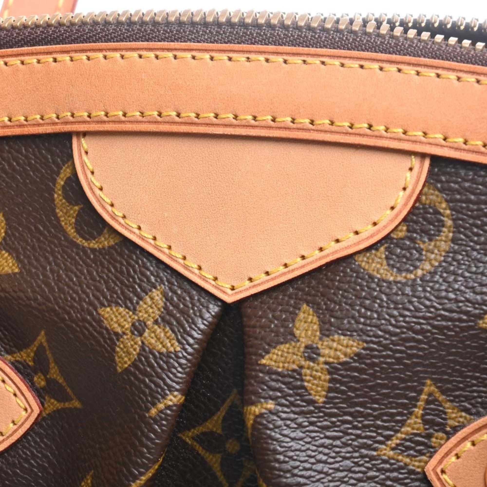 LOUIS VUITTON Monogram Tivoli GM Handbag M40144 Brown Women's