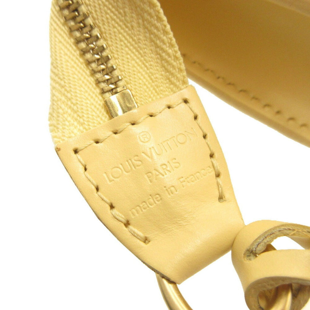 LOUIS VUITTON Epi Pochette Accessoire Vanilla M5294A Handbag Yellow