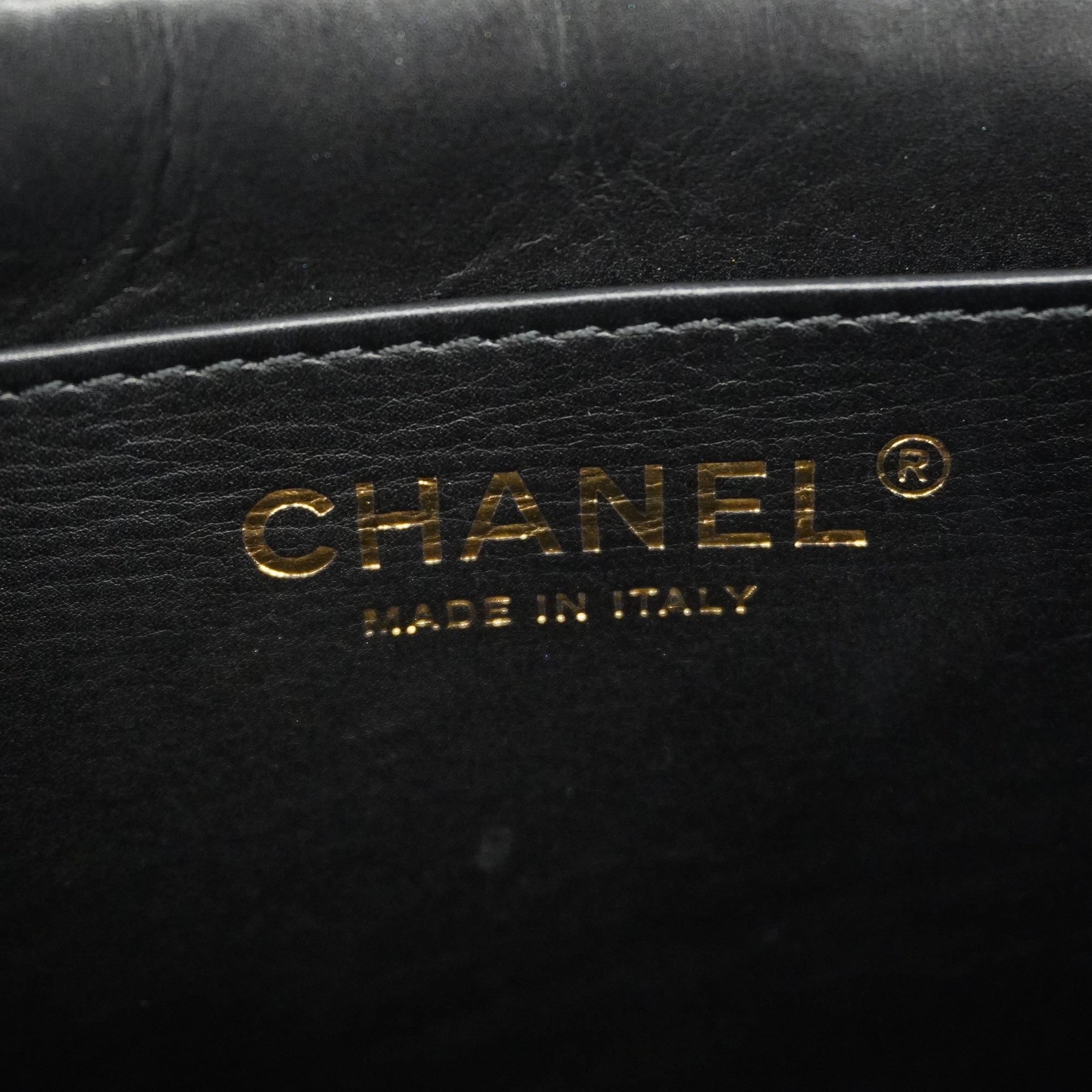 CHANEL[3ca0444]   Shoulder Bag Matelasse Chain Shoulder Lambskin Black Gold metal