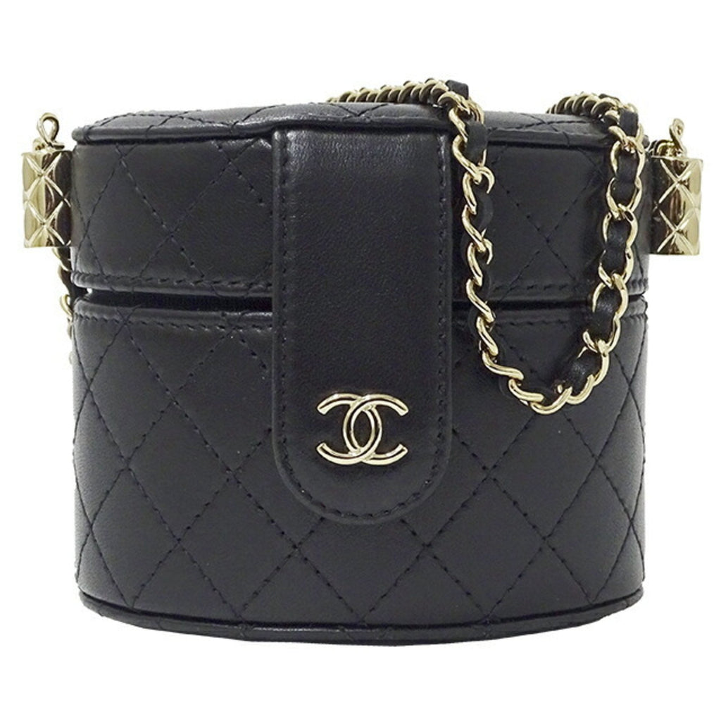 CHANEL AP1616 / ― Women's Suede Shoulder Bag Black