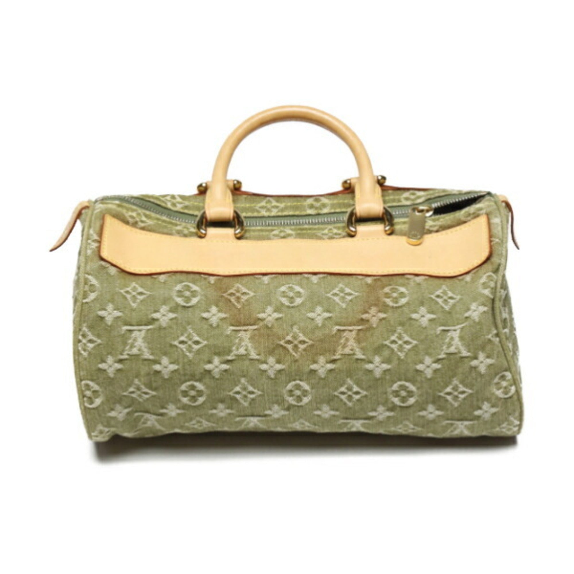 LOUIS VUITTON Neo Speedy Monogram Denim Mini Boston M95215  Riken [Khaki] Handbag LV