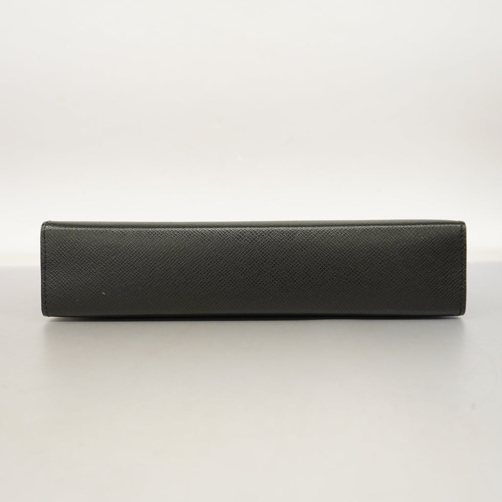 LOUIS VUITTONAuth  Taiga Pochette Voyage MM M30547 Men's Clutch Bag Ardoise