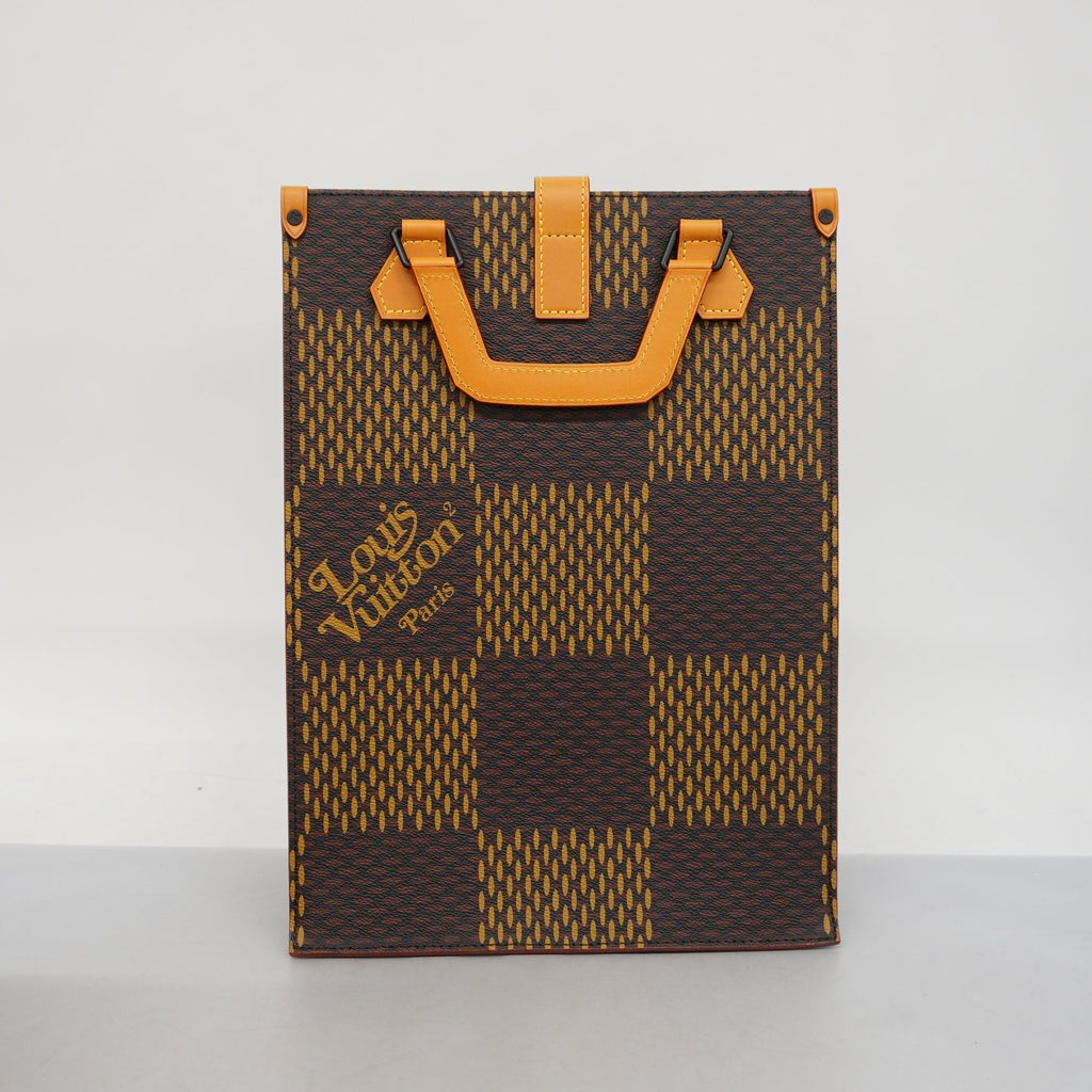 LOUIS VUITTONAuth  Monogram 2way Bag Damier Giant LV X NIGO Handbag