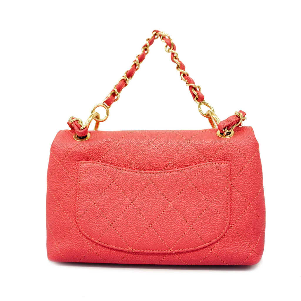 CHANELAuth  Matelasse 2way Bag Women's Caviar Leather Handbag,Shoulder Bag Pink