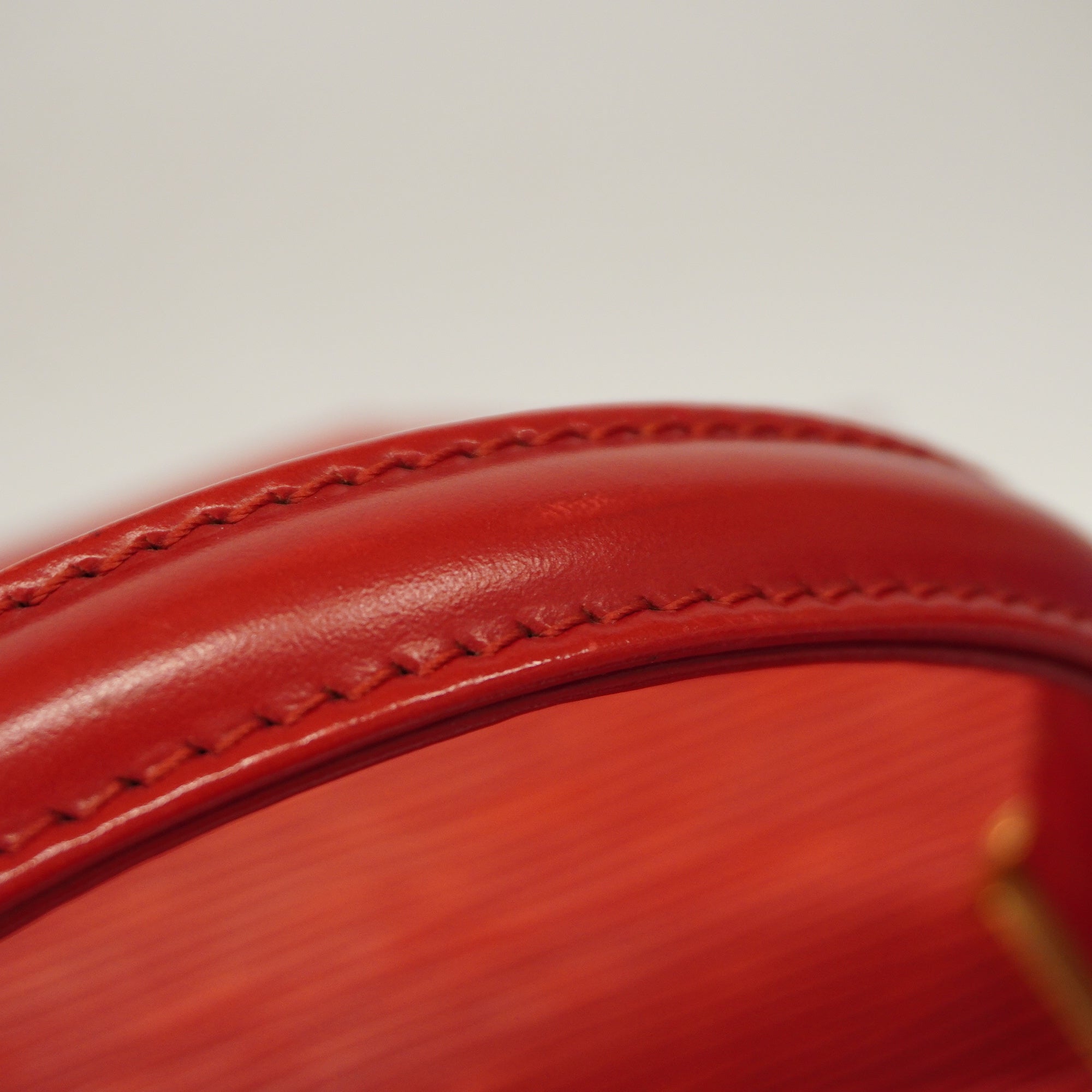 LOUIS VUITTONAuth  Epi Cannes M48037 Women's Vanity Bag Castilian Red