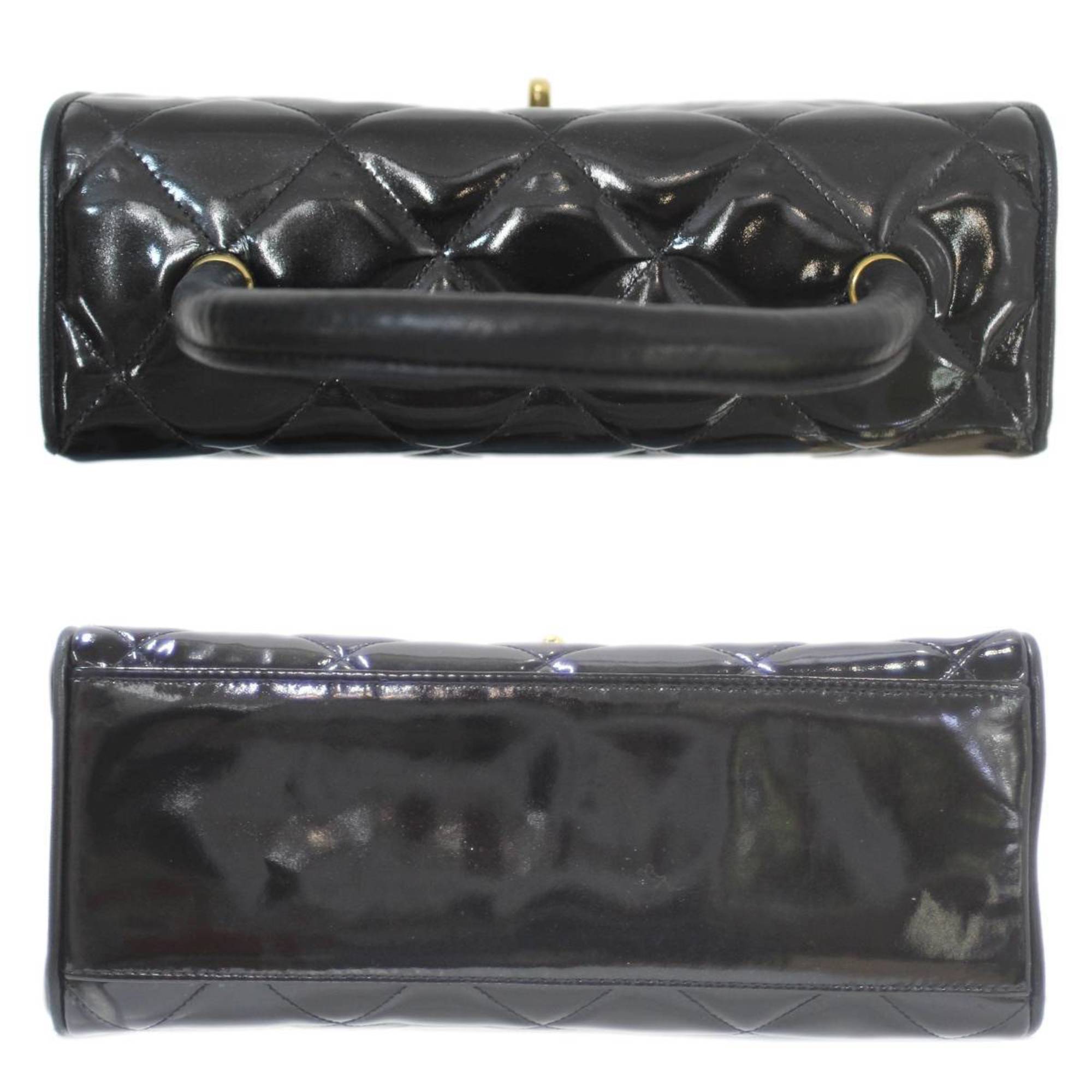 CHANEL handbag enamel black 2169878