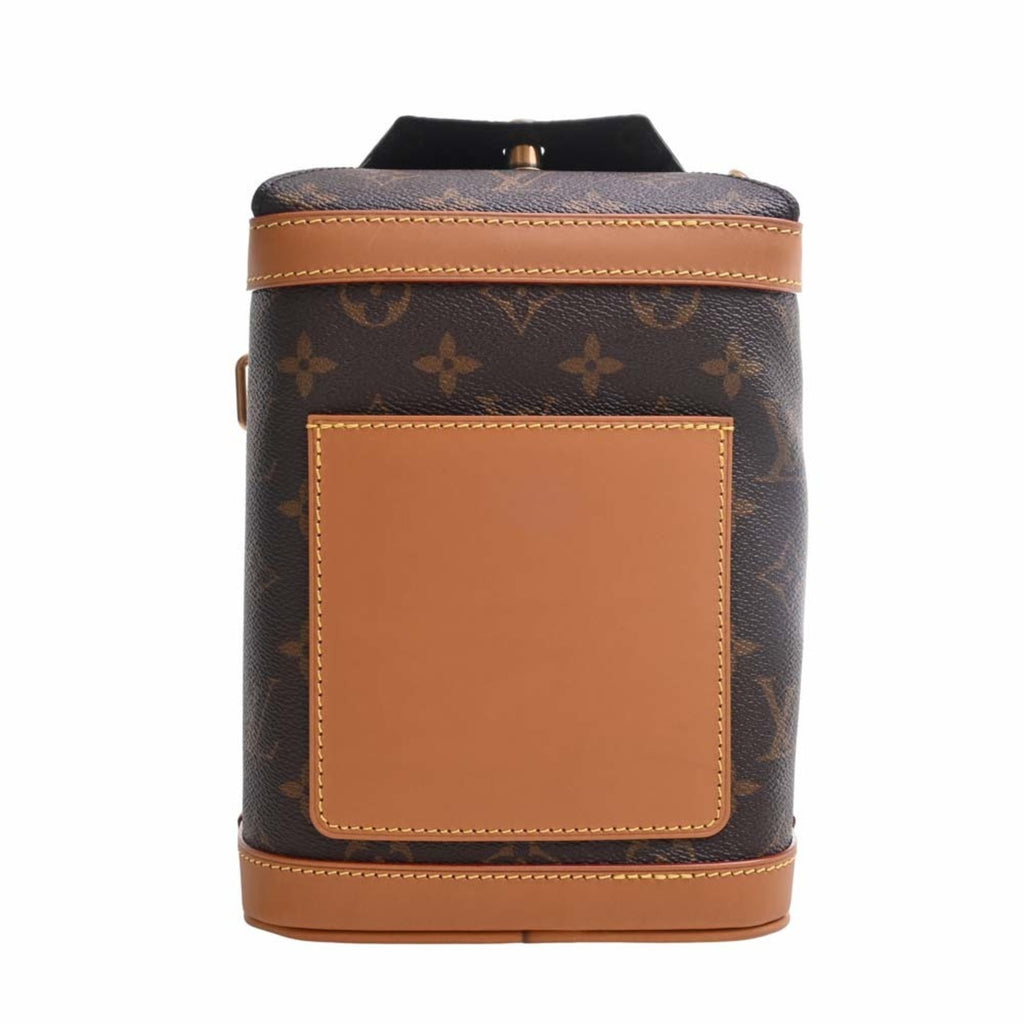 LOUIS VUITTON Monogram Milk Box Shoulder Bag M44877 Brown Women's