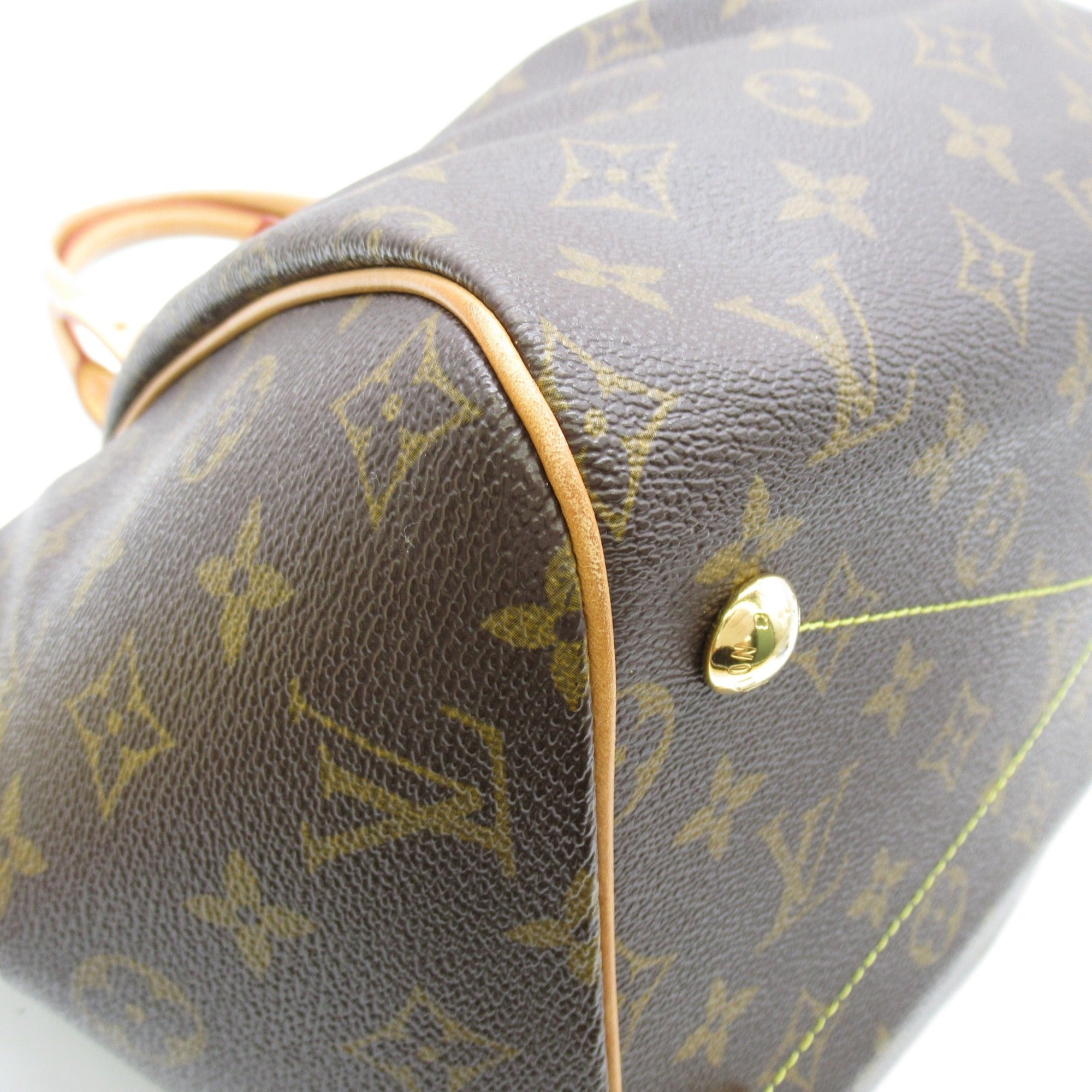 LOUIS VUITTON Tivoli GM handbag Brown Monogram PVC coated canvas M40144