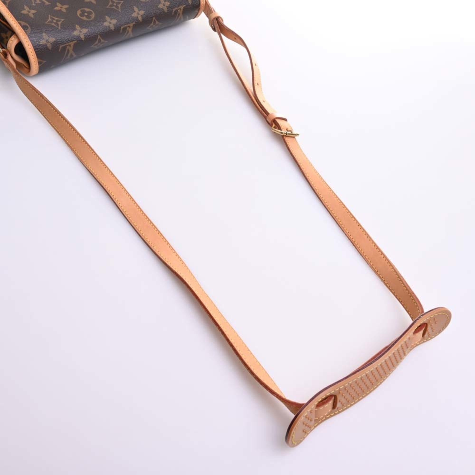 LOUIS VUITTON Monogram Sologne Shoulder Bag M42250 Brown Women's
