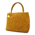 CHANELAuth  Reprint Tote Women's Leather Tote Bag Brown