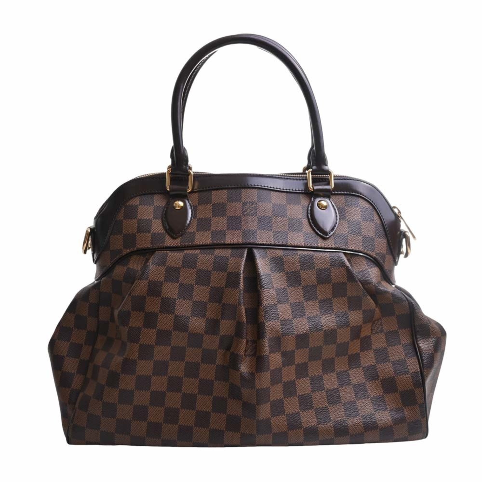 LOUIS VUITTON Damier Trevi GM 2WAY Handbag N51998 Brown Women's