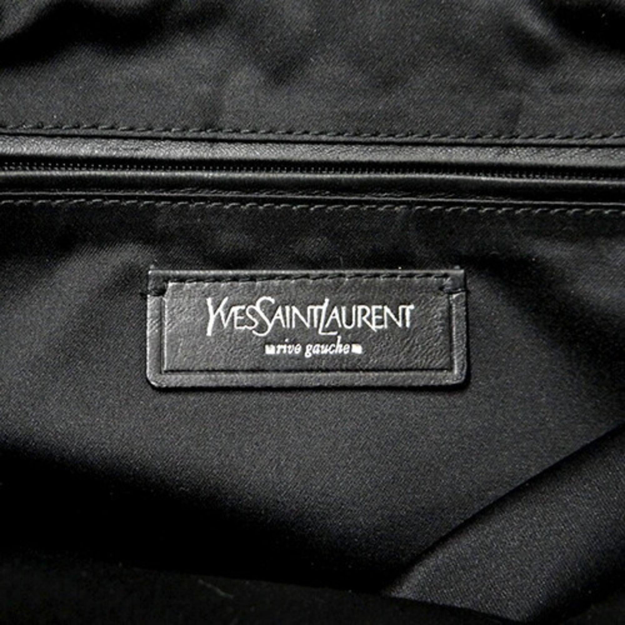 YVES SAINT LAURENT Bag Women's Tote Shoulder Canvas Black