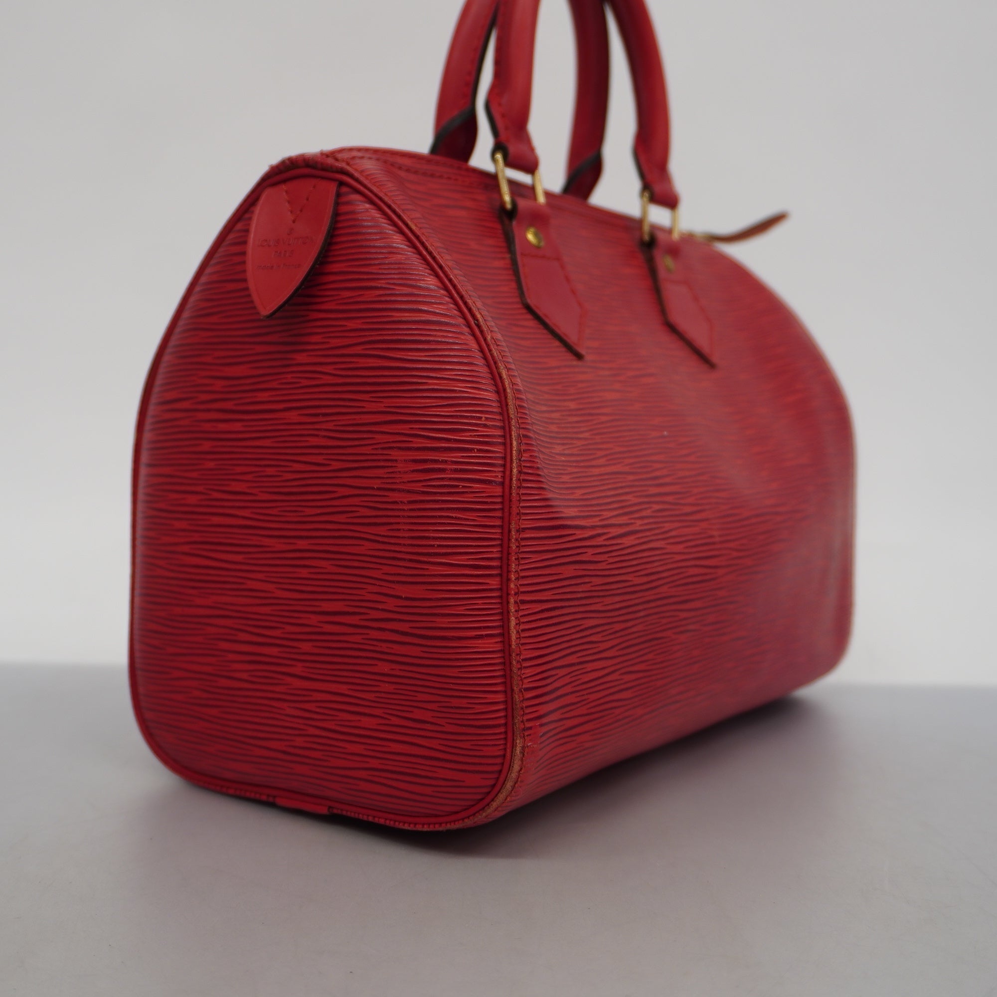 LOUIS VUITTONAuth  Epi Speedy 25 M43017 Women's Handbag Castilian Red