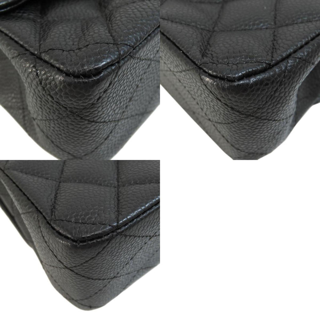 CHANEL Chain Shoulder Matelasse Bag Caviar Skin Women's