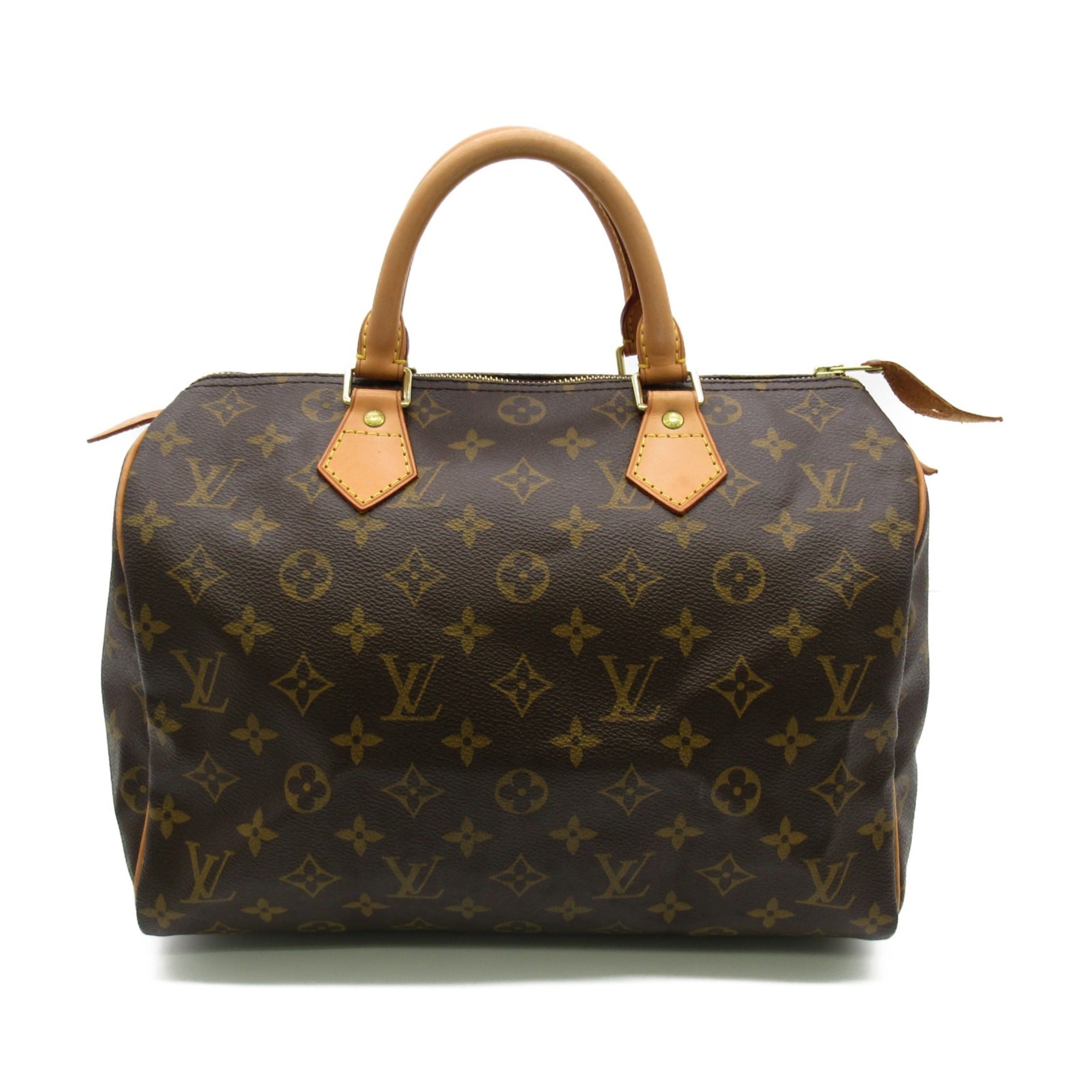LOUIS VUITTON Speedy 30 handbag Brown Monogram PVC coated canvas M41526