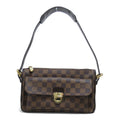 LOUIS VUITTON Ravello GM Shoulder Bag Brown Ebene Damier PVC coated canvas N60006